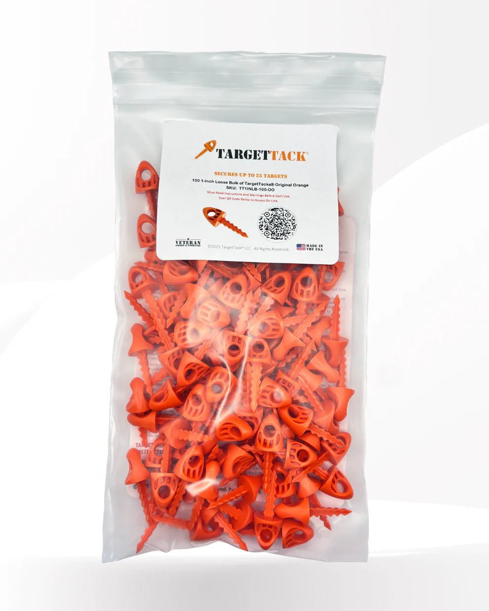 TargetTacks® Original Orange - 1-Inch - 300 Bag image