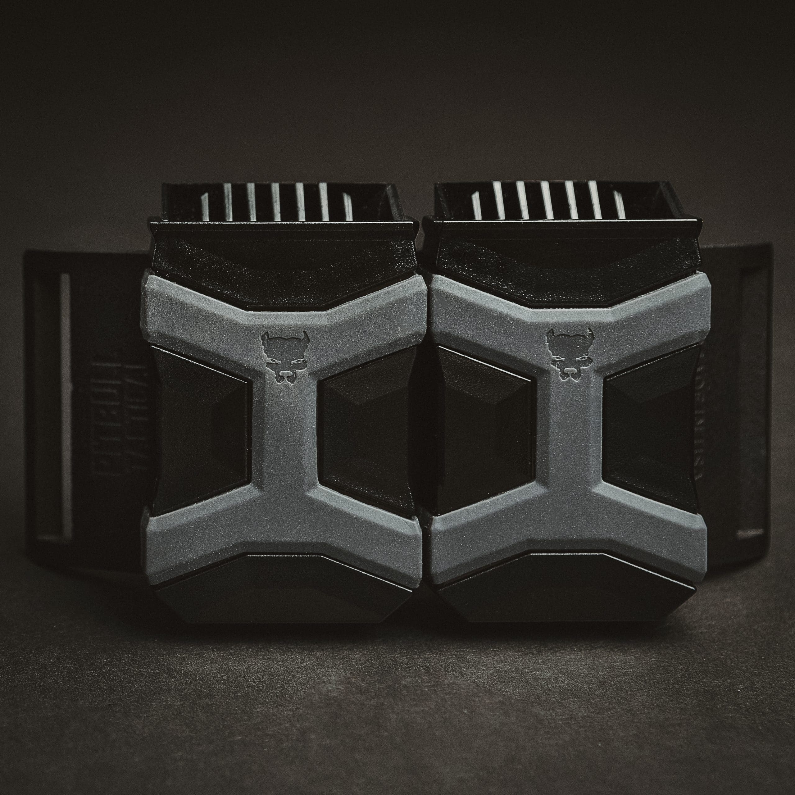 Universal Double Mag Holder - Black w/Grey Band image