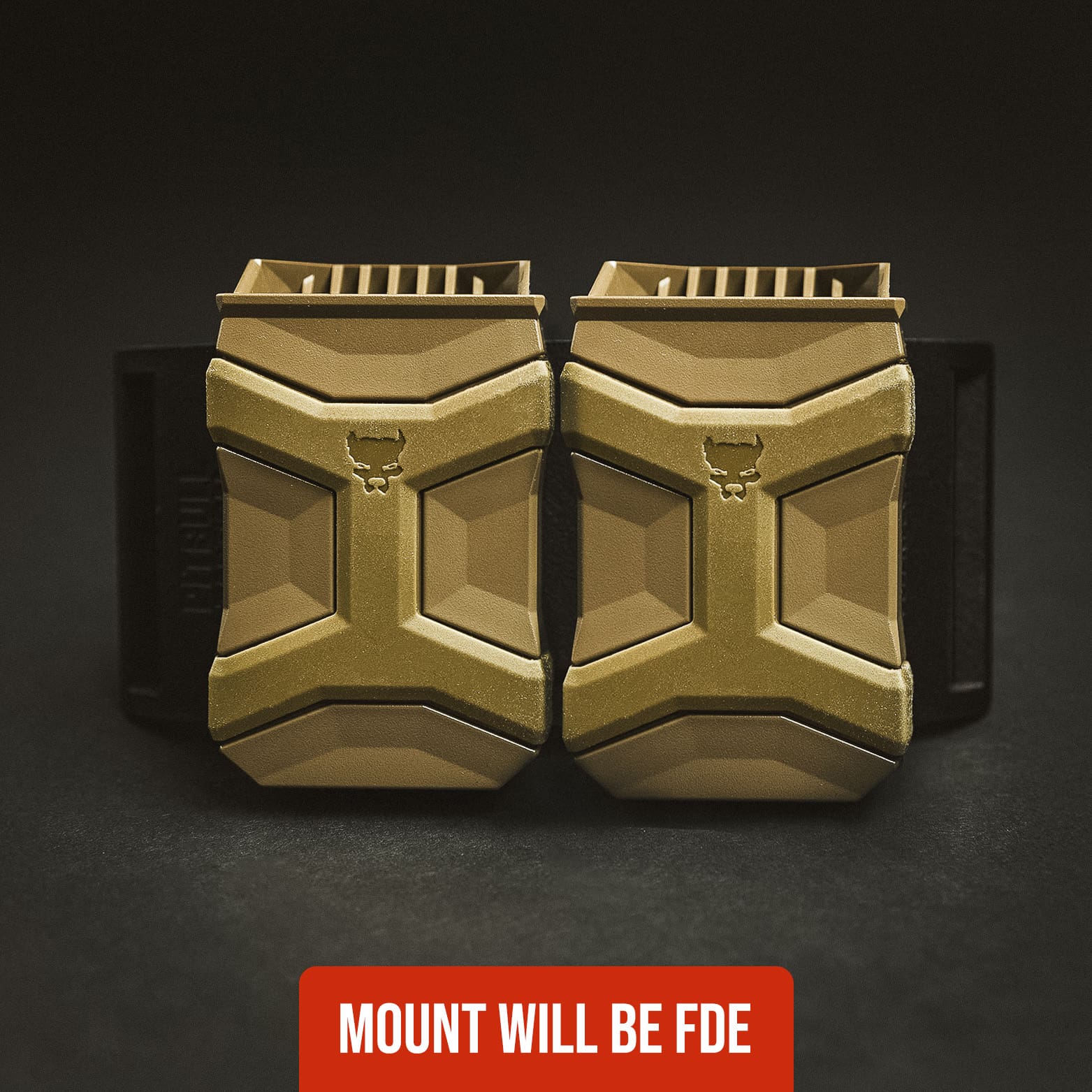 Universal Double Mag Holder - Flat Dark Earth image