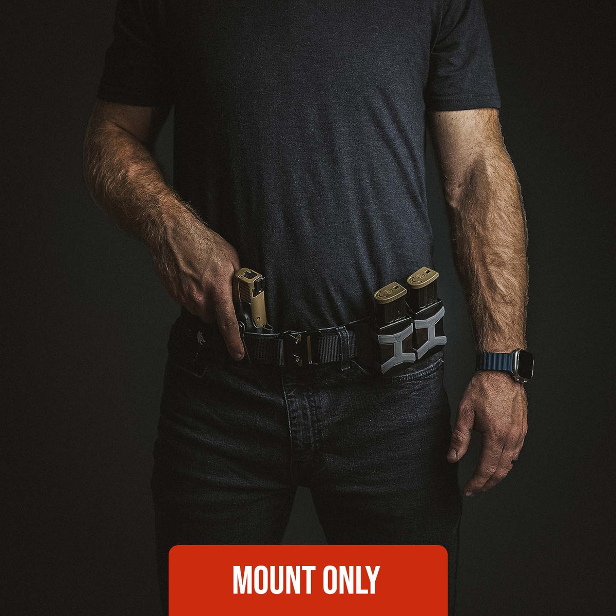 Universal Double Magazine Holder Mount (Mount Only)