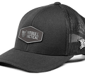 Curved Trucker Hat - Black with Midnight Patch image 0